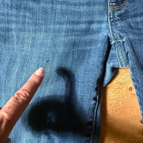 American Eagle Low Rise Slim Boot Cut Jeans SZ 8 Dark Wash Y2K - Picture 9 of 11